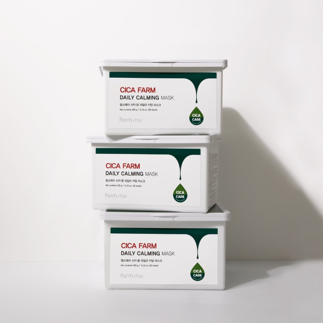Farmstay Cica Farm Daily Calming Mask [30pcs] | La Cosmetique