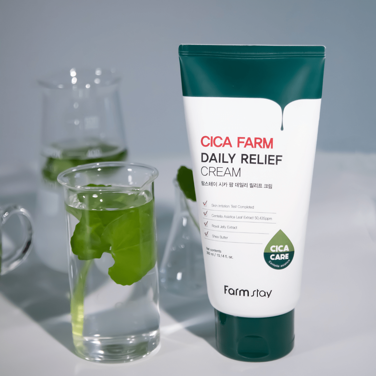 Farmstay Cica Farm Daily Relief Cream [300ml] | La Cosmetique