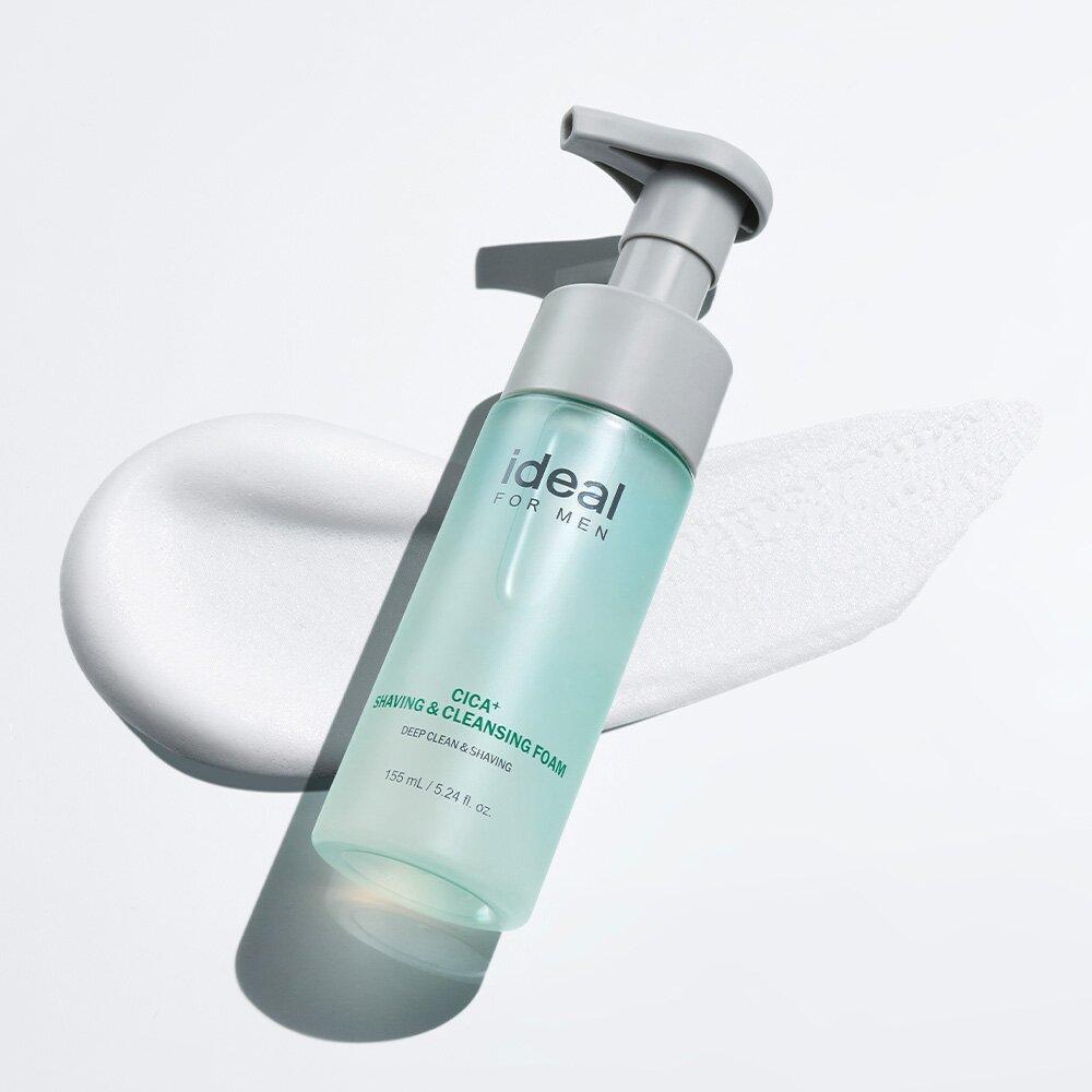 Ideal For Men Cica Plus Shaving and Cleansing Foam 155mL | La Cosmetique