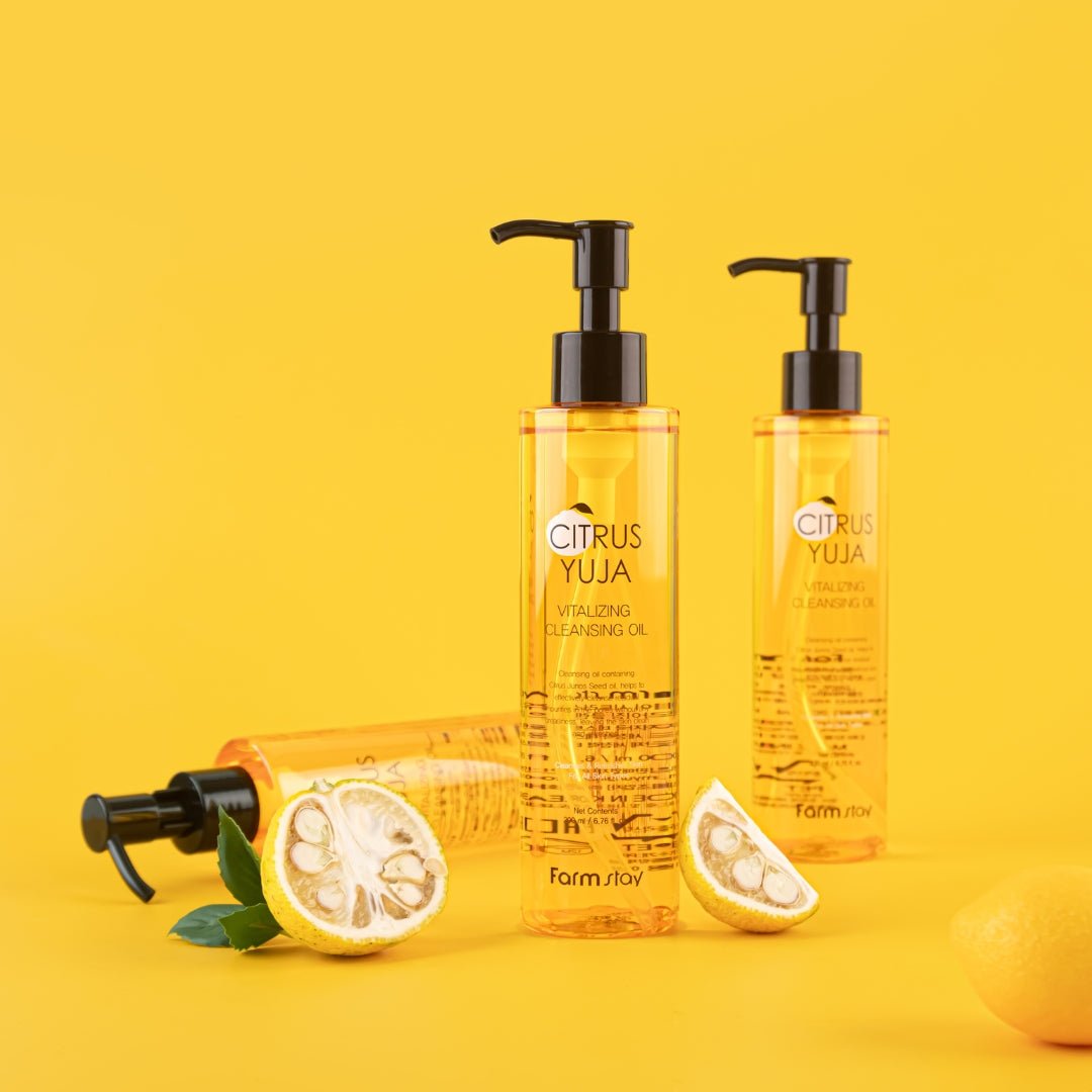 Farmstay Citrus Yuja Vitalizing Cleansing Oil [200ml] | La Cosmetique