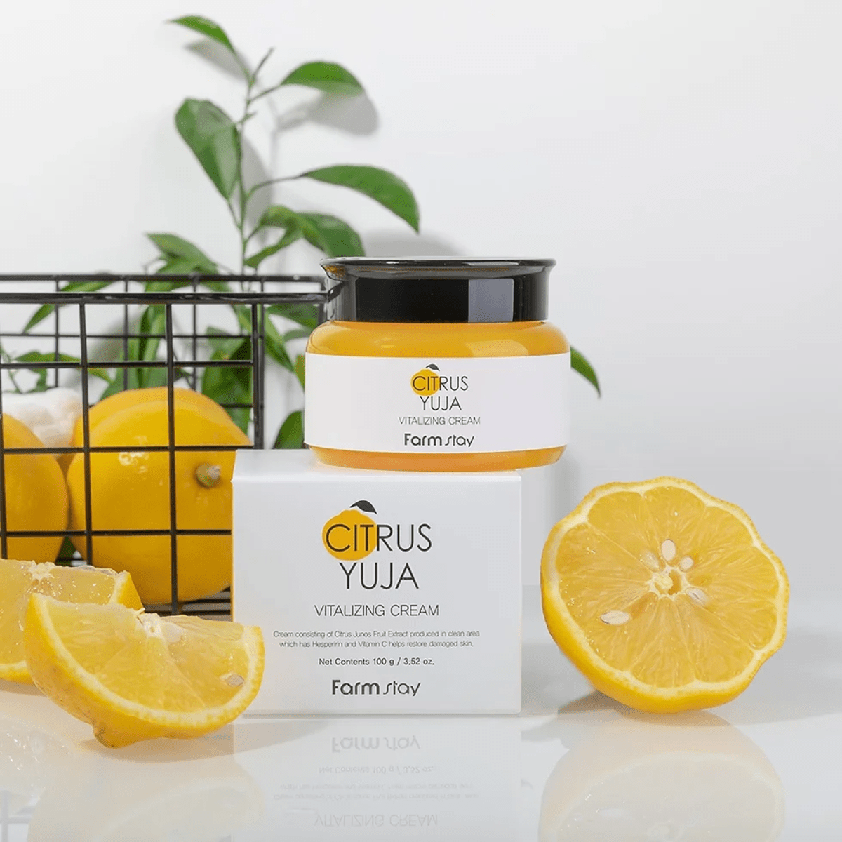 Farmstay Citrus Yuja Vitalizing Cream [100ml] | La Cosmetique