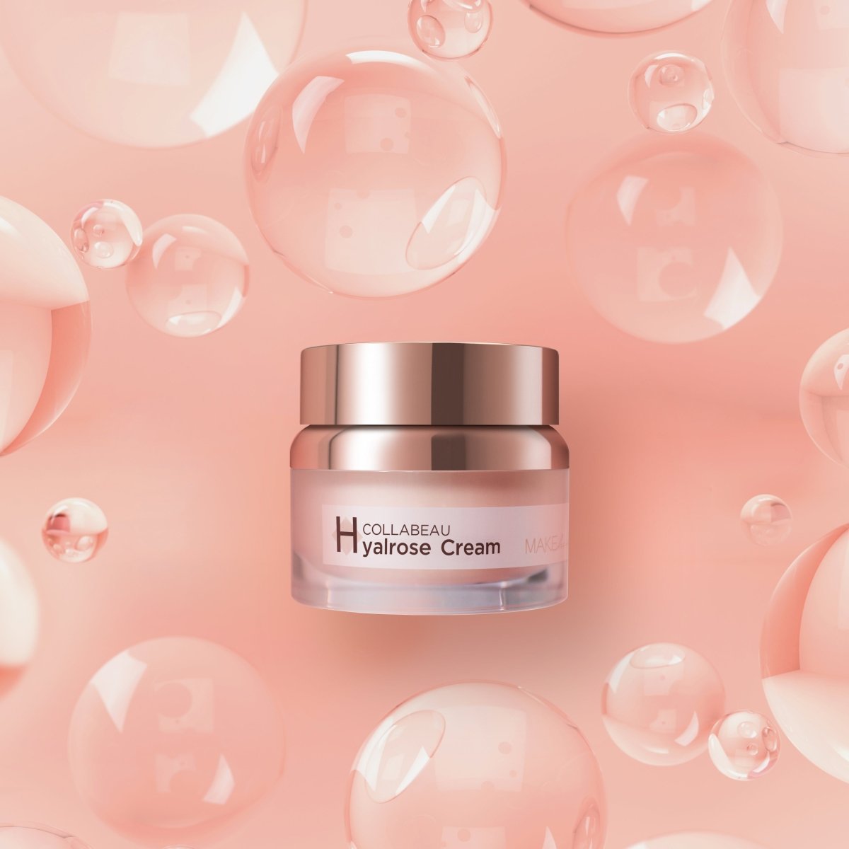 MAKEheal Collabeau Hyalrose Cream [50ml] | La Cosmetique