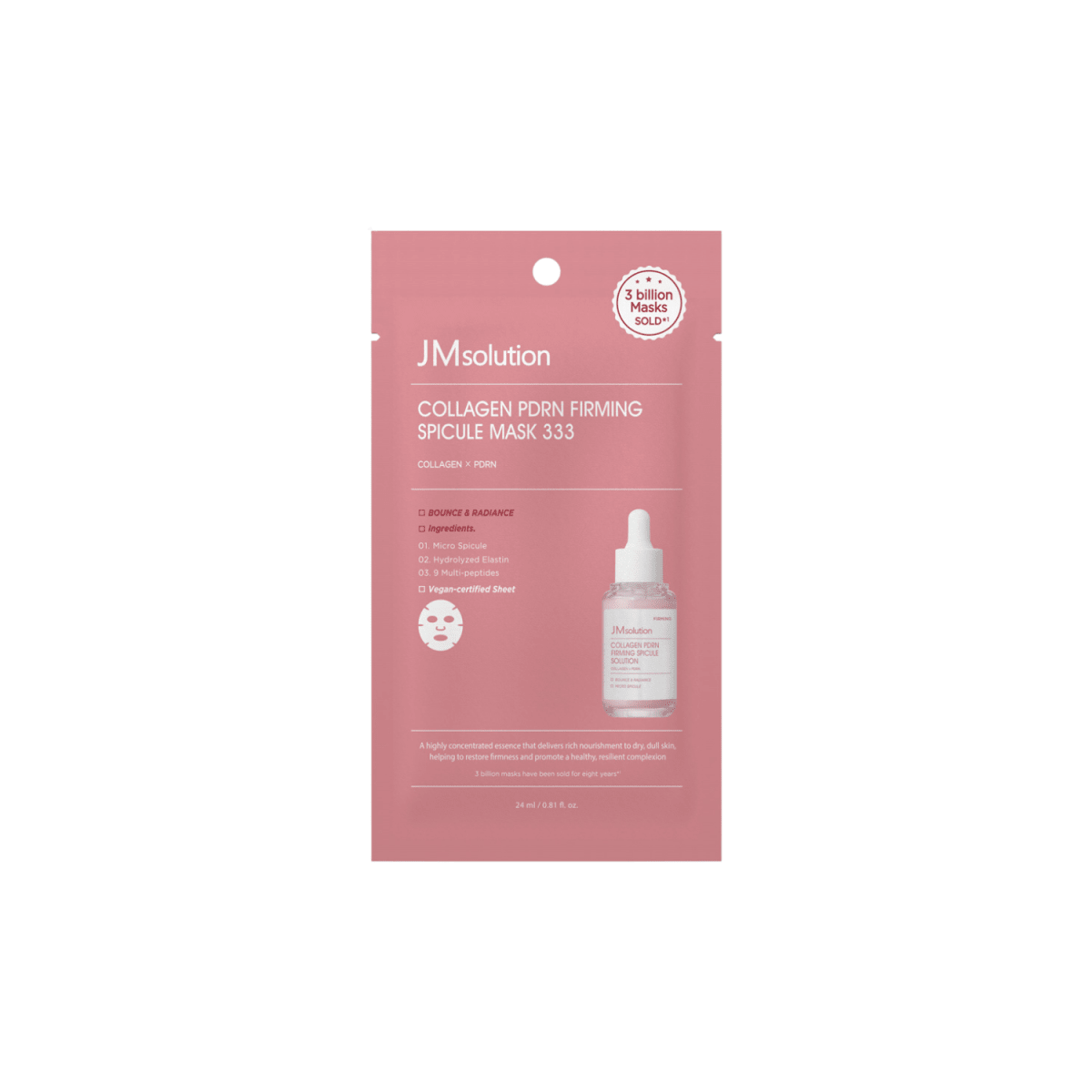 JMsolution Collagen PDRN Firming Spicule Mask Box 333 [10pcs] | La Cosmetique