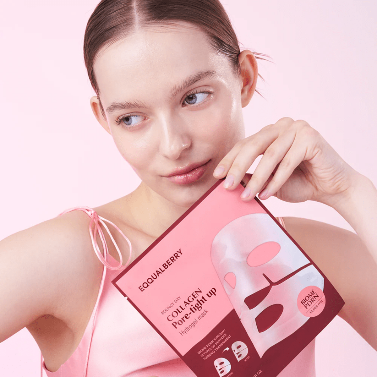 Eqqualberry Collagen Pore Tight Up Hydrogel Mask 1pc | La Cosmetique