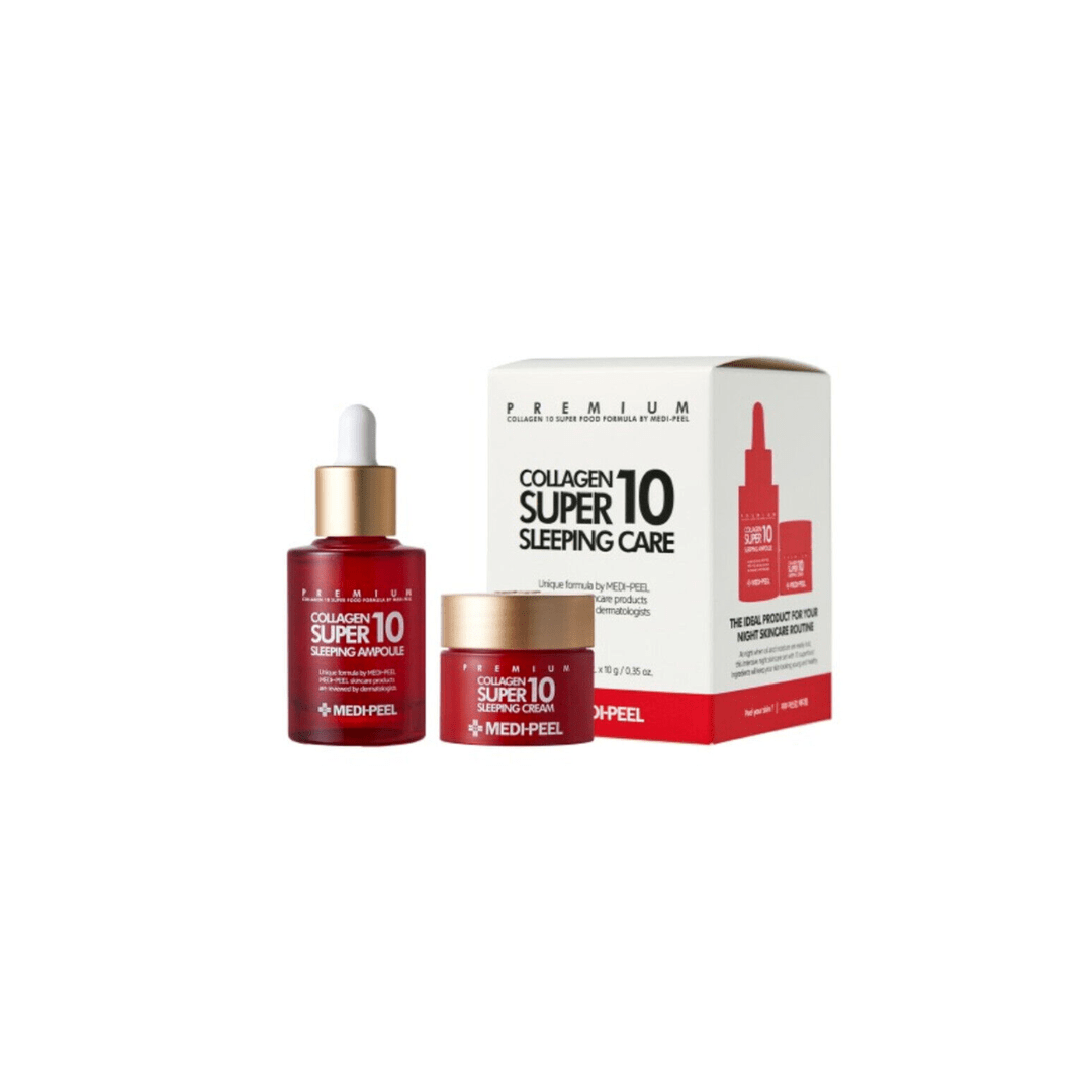 MEDIPEEL+ Collagen Super 10 Sleeping Care Set | La Cosmetique