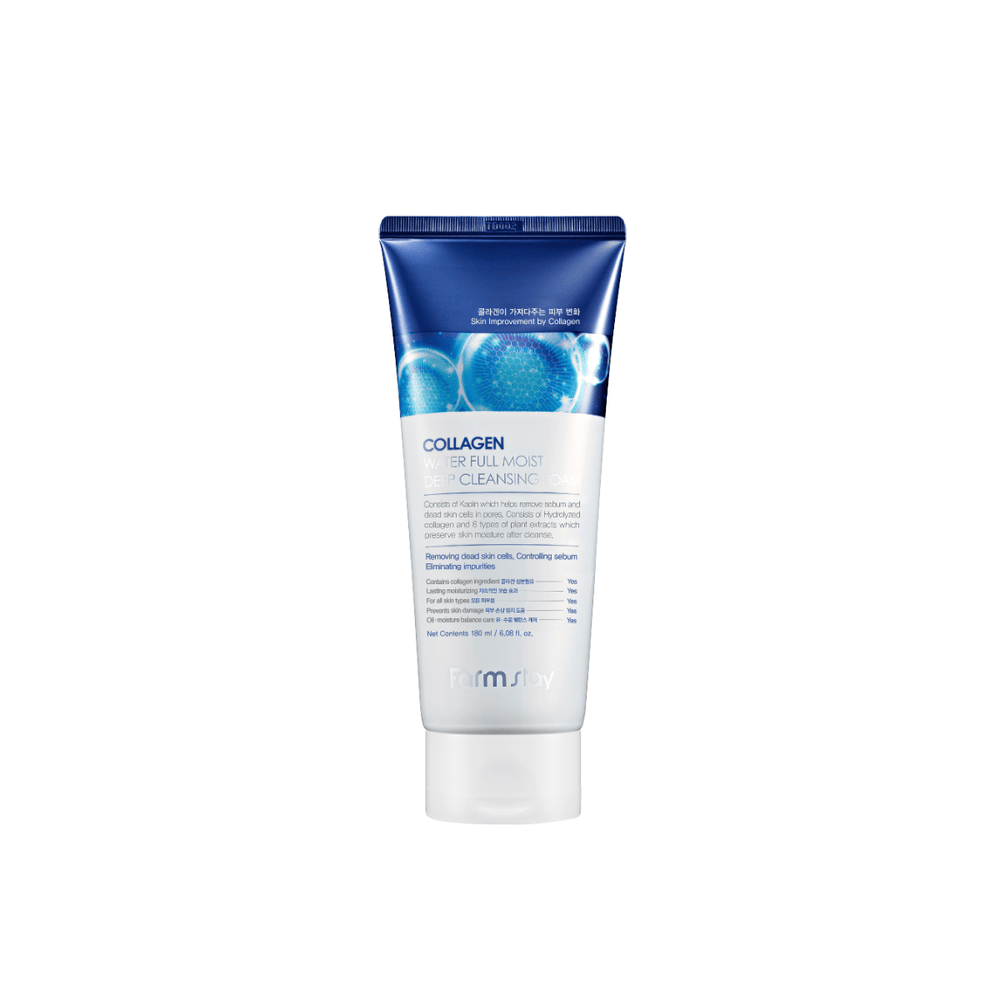 Collagen Water Full Moist Deep Cleansing Foam [180ml]