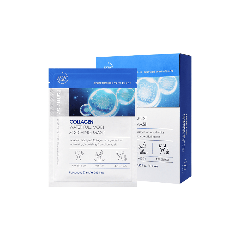 Collagen Water Full Moist Soothing Mask 10pcs