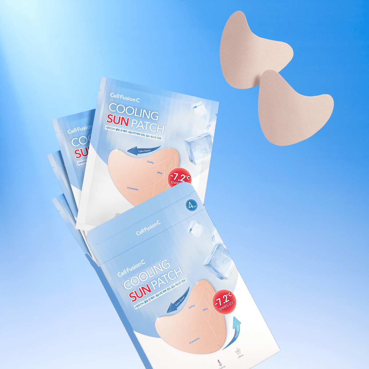 Cell Fusion C Cooling Sun Patch [4pcs] | La Cosmetique