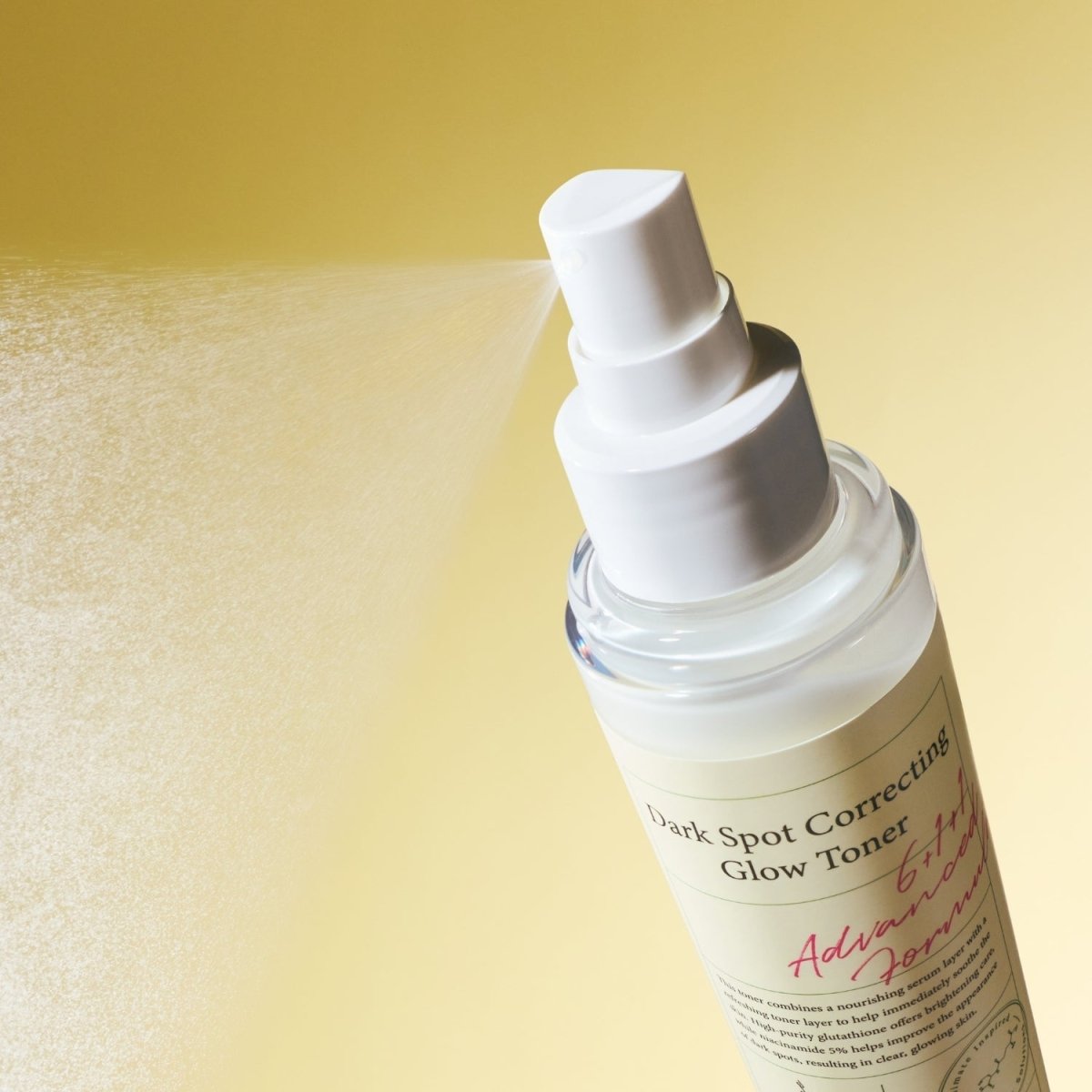 AXIS-Y Dark Spot Correcting Glow Toner in 125ml bottle, featuring clear liquid and sleek packaging with branding details.