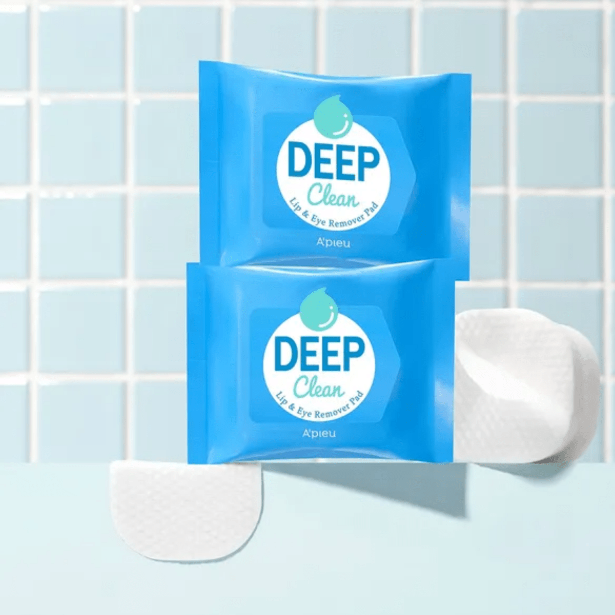 A'pieu Deep Clean Lip & Eye Remover Pad | La Cosmetique