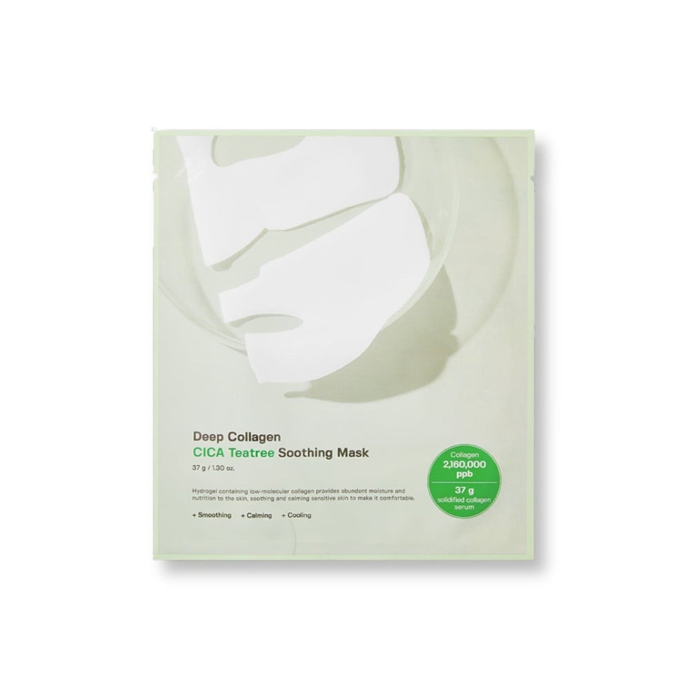 Deep Collagen Cica Teatree Soothing Mask Box [4pcs]