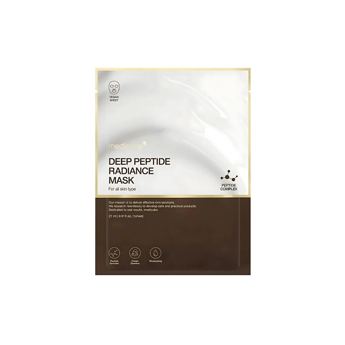 Medicube Deep Peptide Radiance Mask [1pc] | La Cosmetique