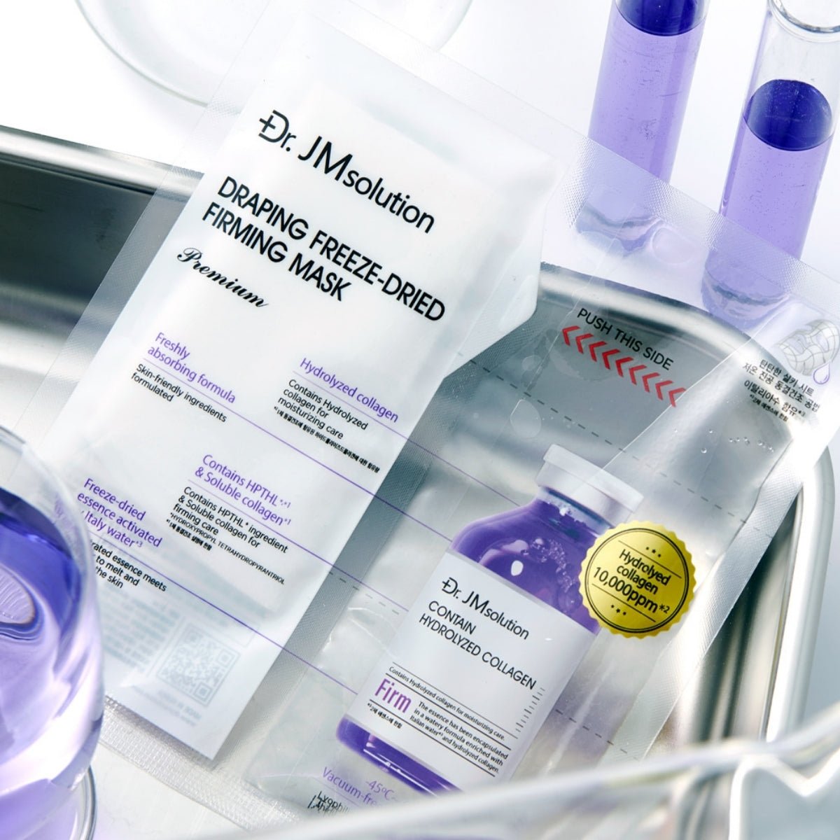 JMsolution Draping Freeze - Dried Firming Mask Box Premium [6pcs] | La Cosmetique