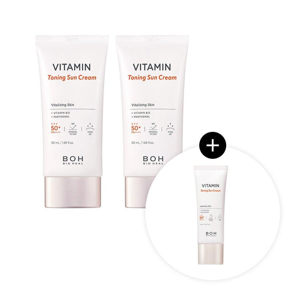 BIOHEAL BOH Vitamin Toning Sun Cream 1+1 + 20mL Gift - Shop K-Beauty in Australia