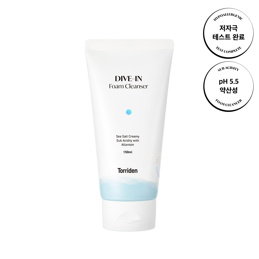 DIVE-IN Low Molecular Hyaluronic Acid Cleansing Foam *RENEW* 150ml | La Cosmetique Australia