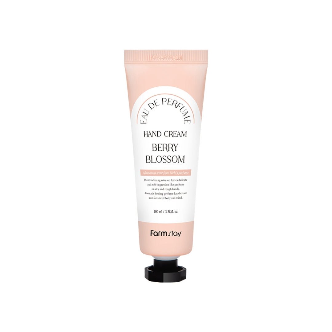 Farmstay Eau De Perfume Hand Cream (Berry Blossom) 100ml | La Cosmetique