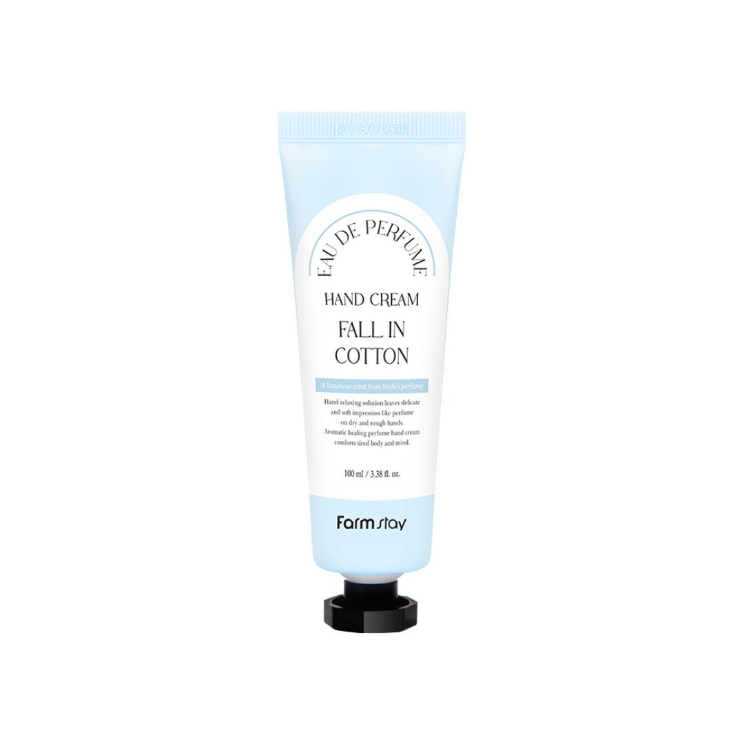 Farmstay Eau De Perfume Hand Cream (Fall In Cotton) 100ml | La Cosmetique