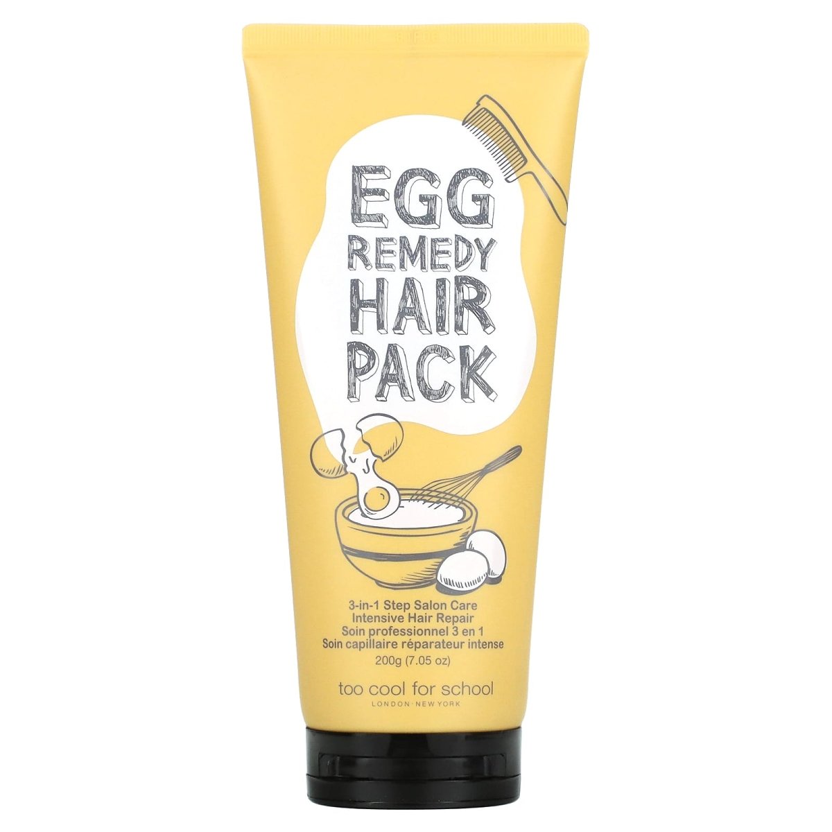 Too Cool For School Egg Remedy Hair Pack 200g | La Cosmetique