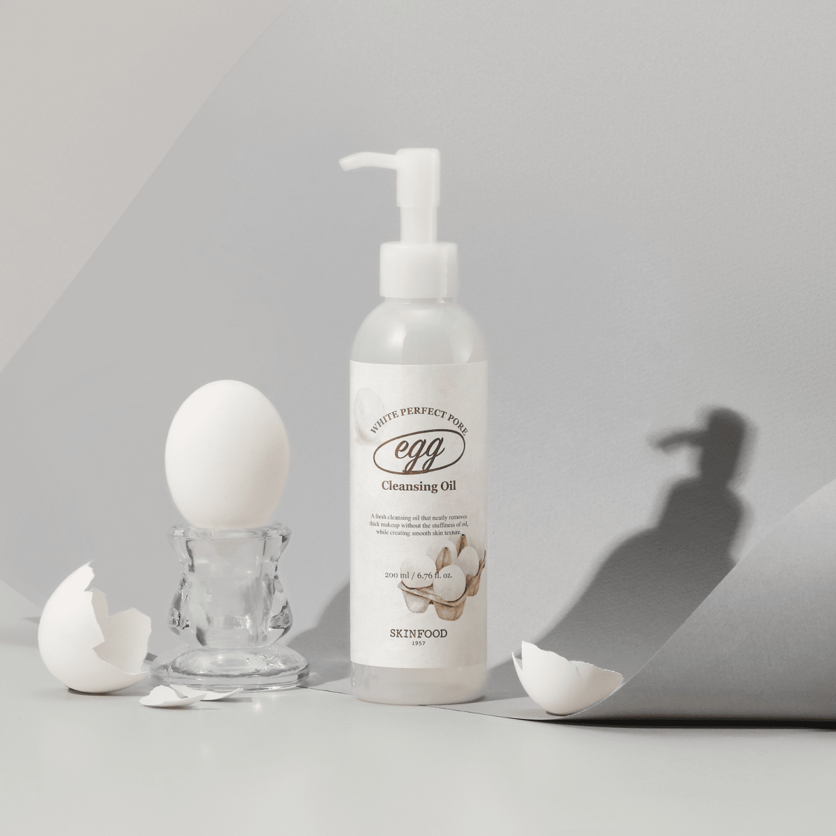 Skinfood Egg White Perfect Pore Cleansing Oil [200ml] | La Cosmetique