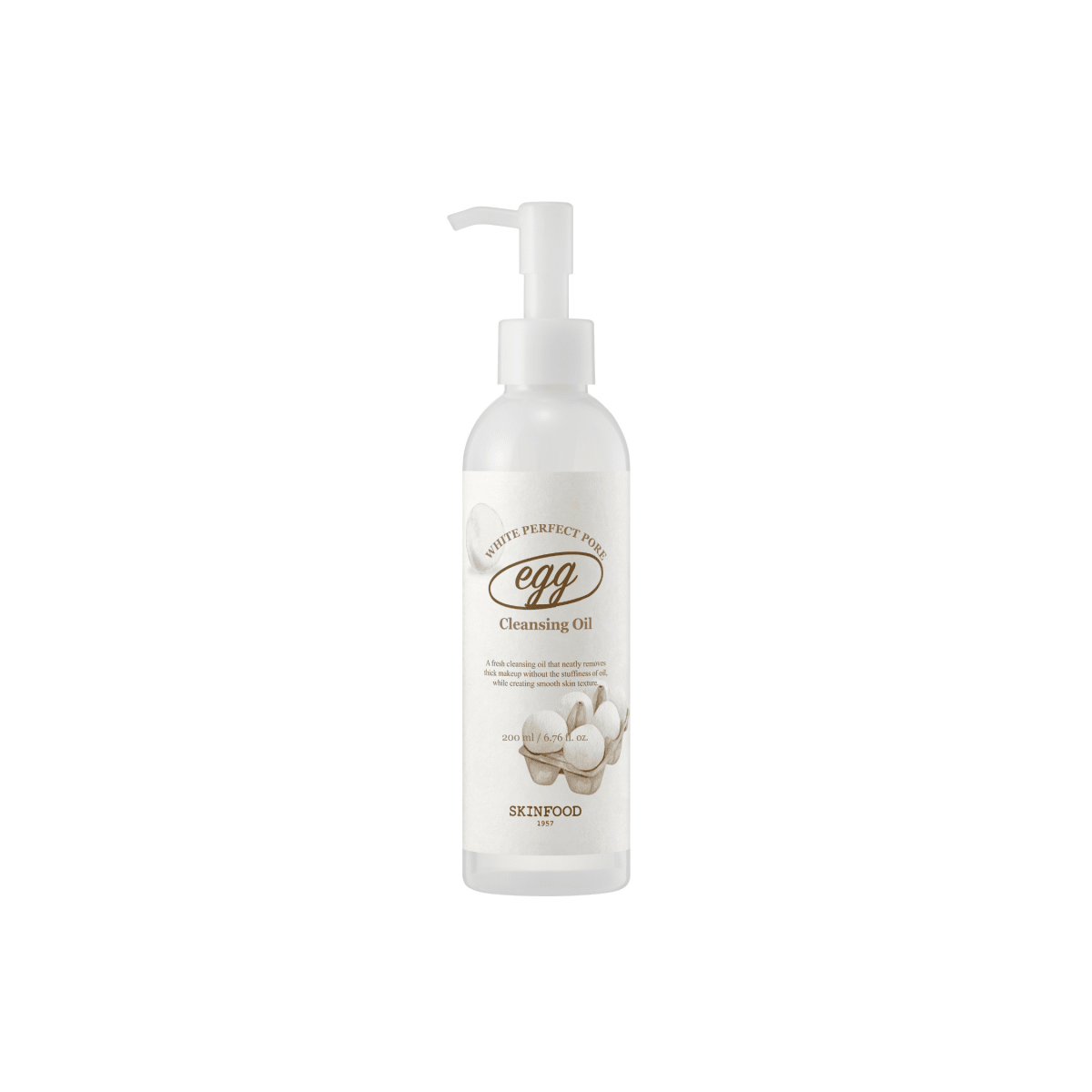 Skinfood Egg White Perfect Pore Cleansing Oil [200ml] | La Cosmetique