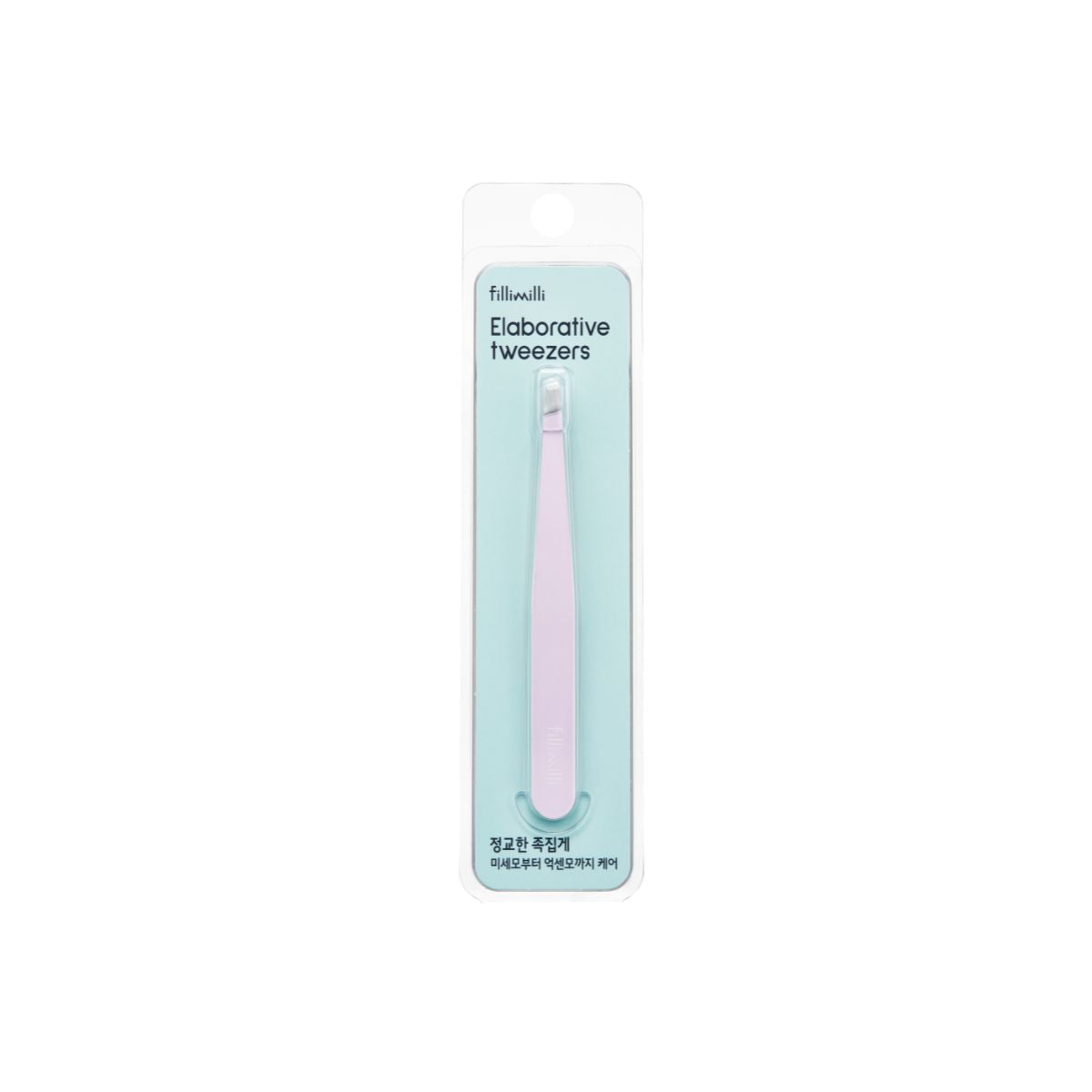 Fillimilli Elaborative Tweezers for precise eyebrow shaping and hair removal, featuring stainless steel tips for detailed grooming.