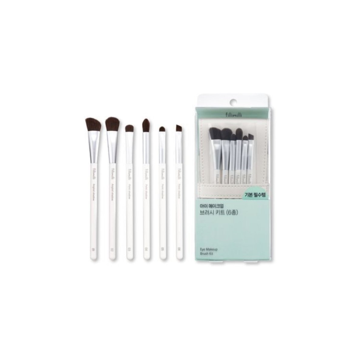 Fillimilli Eye Makeup Brush Kit [6pcs] | La Cosmetique
