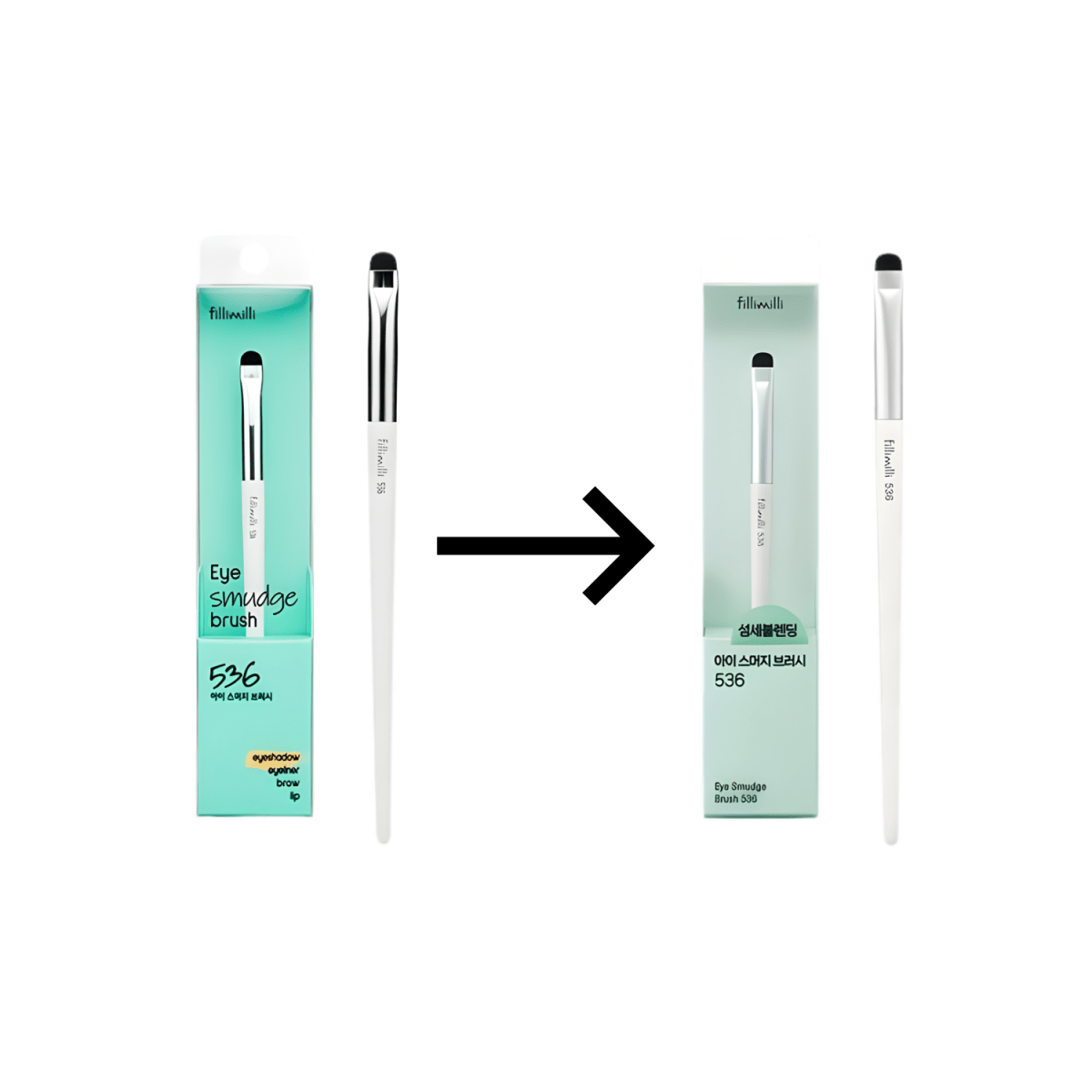 Fillimilli Eye Smudge Brush 536 | La Cosmetique