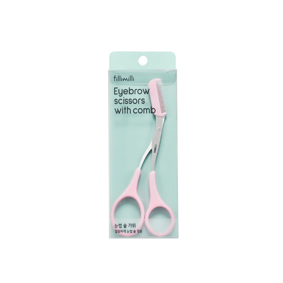 Fillimilli Eyebrow Scissors with Comb | La Cosmetique