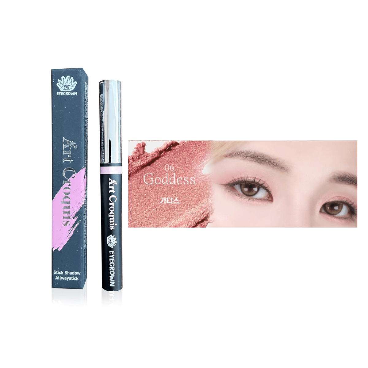 MAKEheal Eyecrown Art Croquis Stick Shadow Allway Stick | La Cosmetique