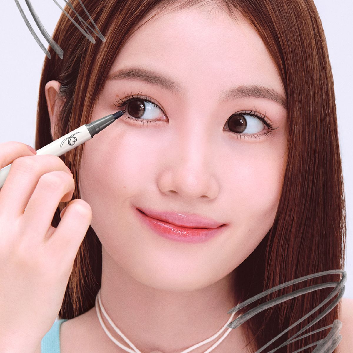 Colorgram Fake Lash Enhancing Liner liquid eyeliner in a slim black pen-style tube