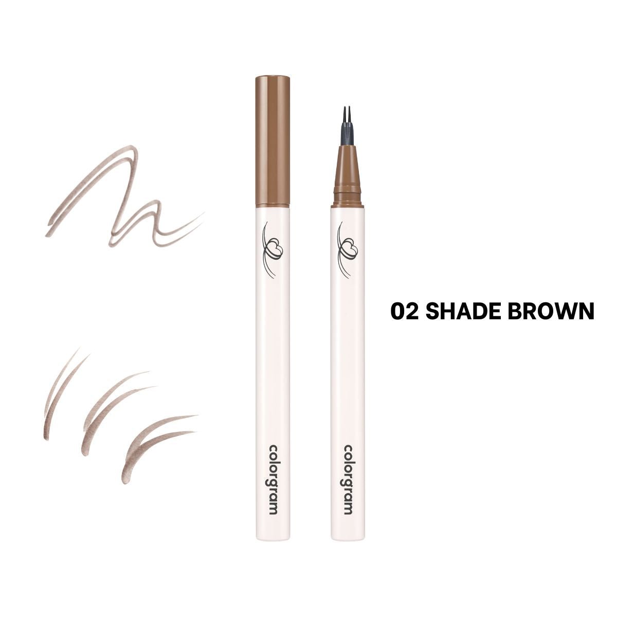 Colorgram Fake Lash Enhancing Liner liquid eyeliner pen in black, designed for precise eye definition