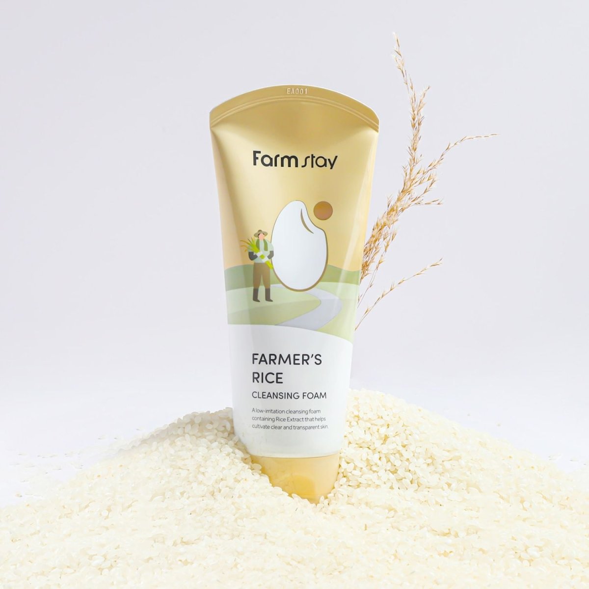 Farmstay Farmers Rice Cleansing Foam [180ml] | La Cosmetique