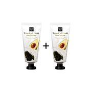 Farmstay Tropical Fruit Hand Cream Avocado & Shea Butter 1+1 | La Cosmetique