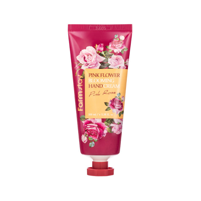 Farmstay Pink Flower Blooming Hand Cream Pink Rose 100ml - Shop K-Beauty in Australia