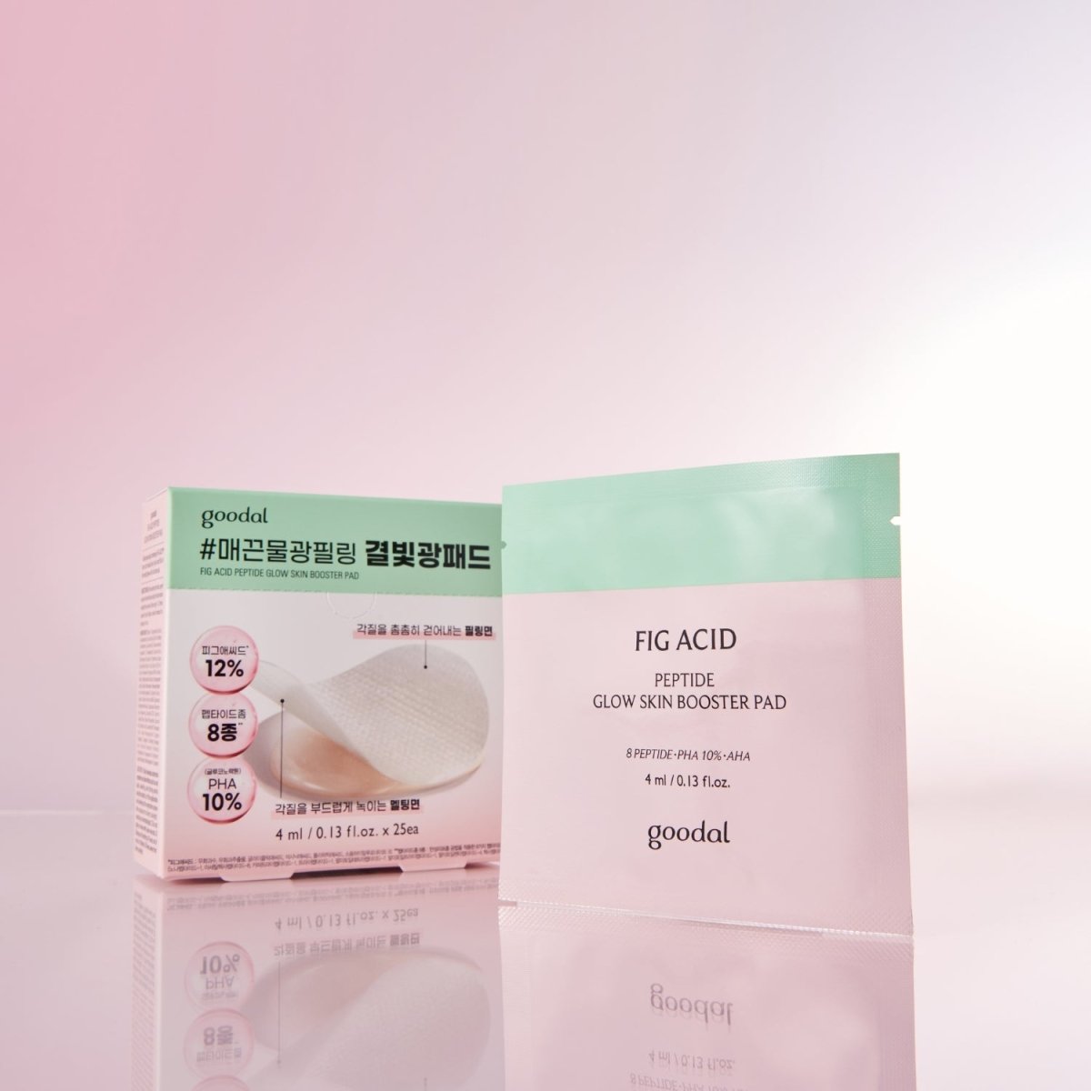 Goodal Fig Acid Peptide Glow Skin Booster Pad 4ml * 25ea | La Cosmetique