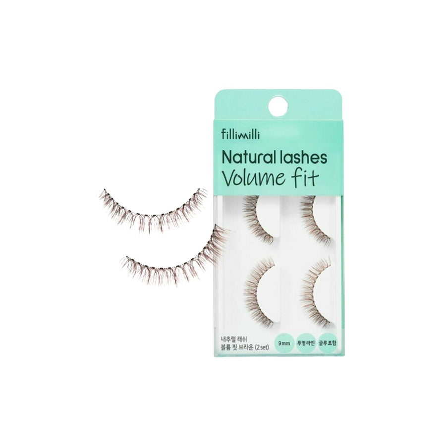 Fillimilli Natural Lash Volume Fit Brown (2Set) - Shop K-Beauty in Australia