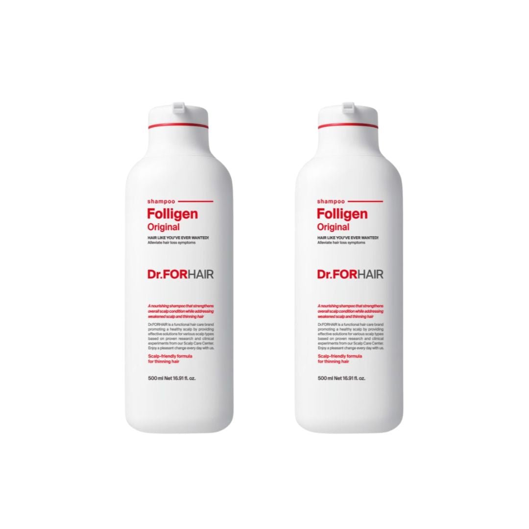Dr.Forhair Folligen Original Shampoo 500ml (Twin Pack) | La Cosmetique