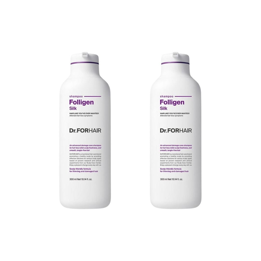 Dr.Forhair Folligen Silk Shampoo 300ml (Twin Pack) | La Cosmetique