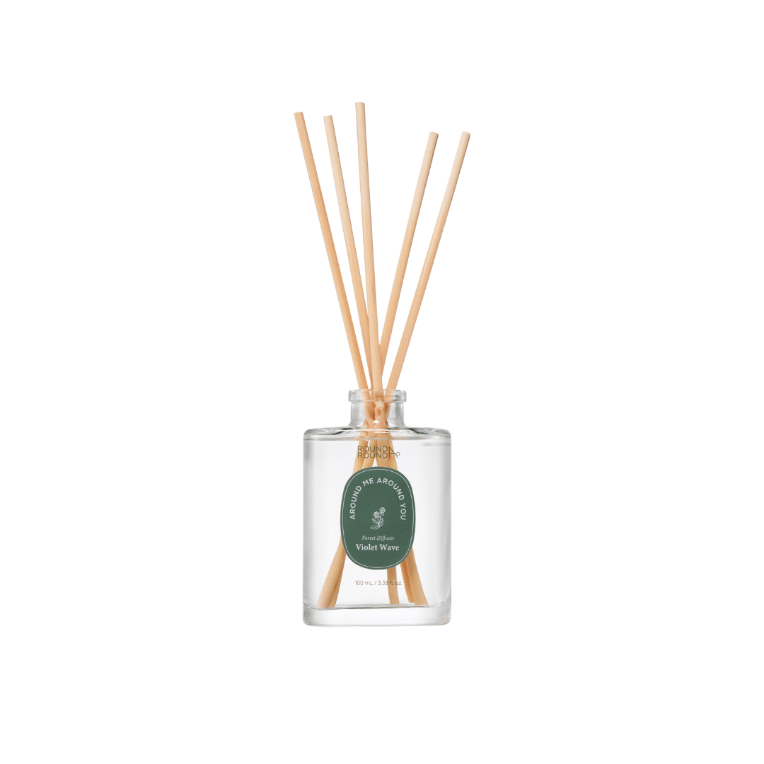 ROUND A’ROUND Forest Diffuser 100mL (Violet Wave) | La Cosmetique