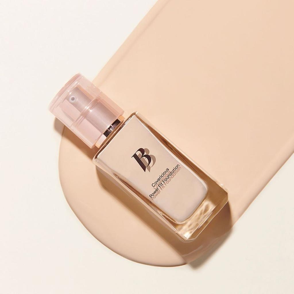 Banila Co Covericious Power Fit Foundation liquid foundation in 30ml bottle, new packaging shown.