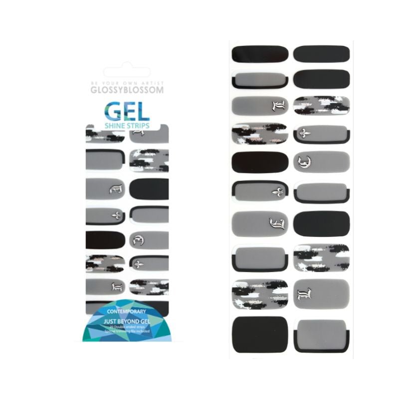 Gel Nail Strips - Hip Black
