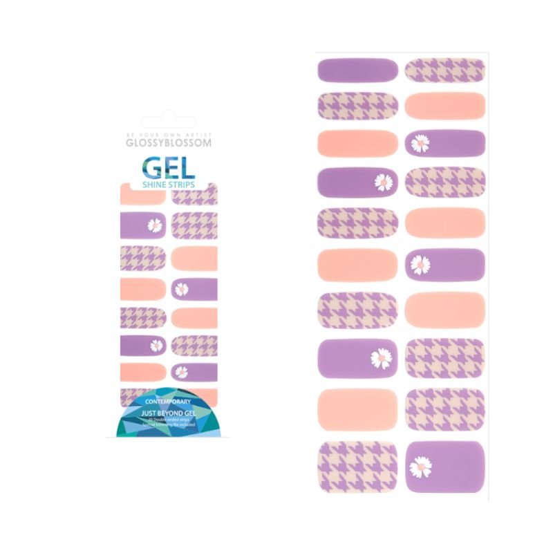 Gel Nail Strips - Lovely Daisy