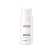 Cell Fusion C Expert Gentle Deep Powder Wash 70g, a skincare powder cleanser in a white container with a scoop.