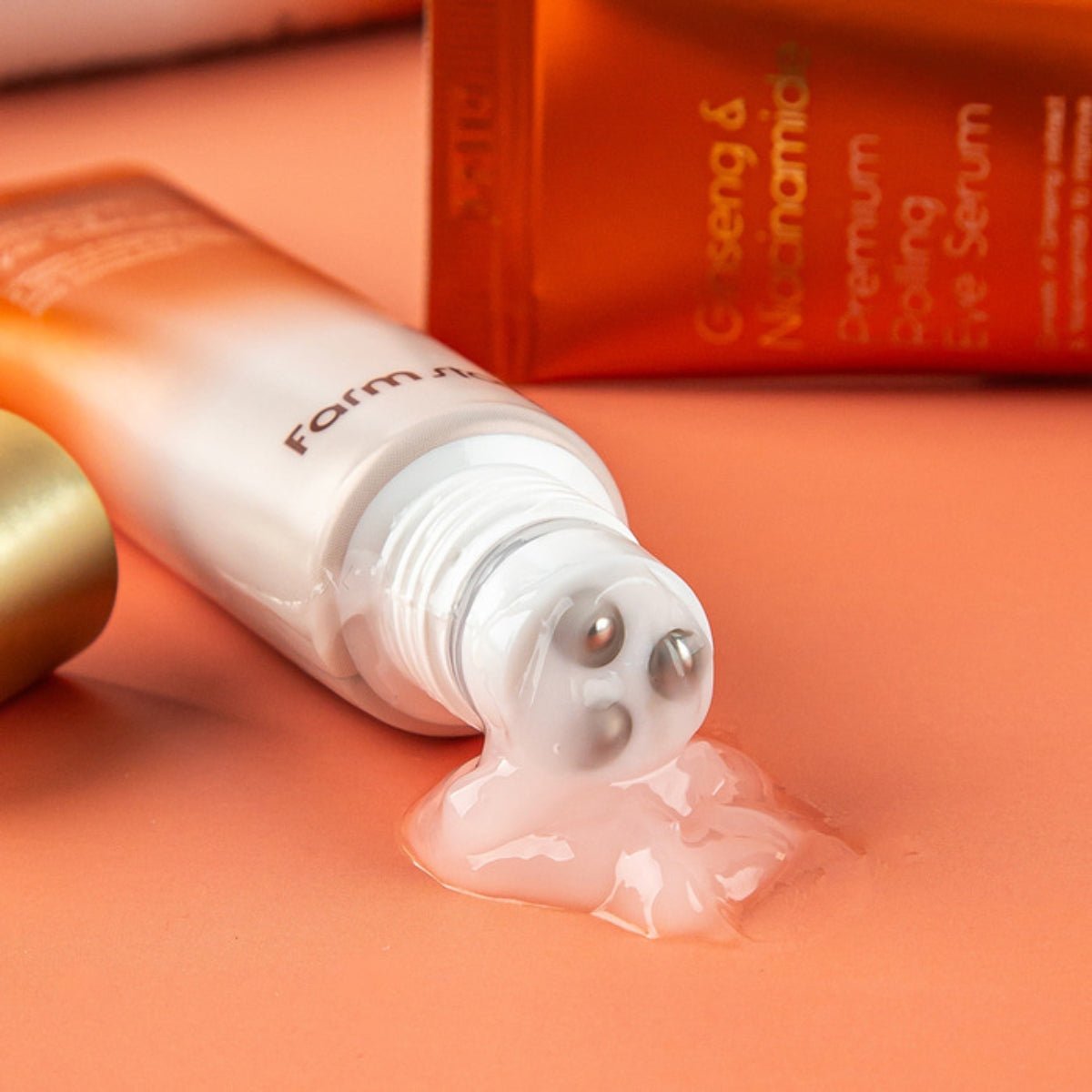 Farmstay Ginseng & Niacinamide Premium Rolling Eye Serum 25ml | La Cosmetique