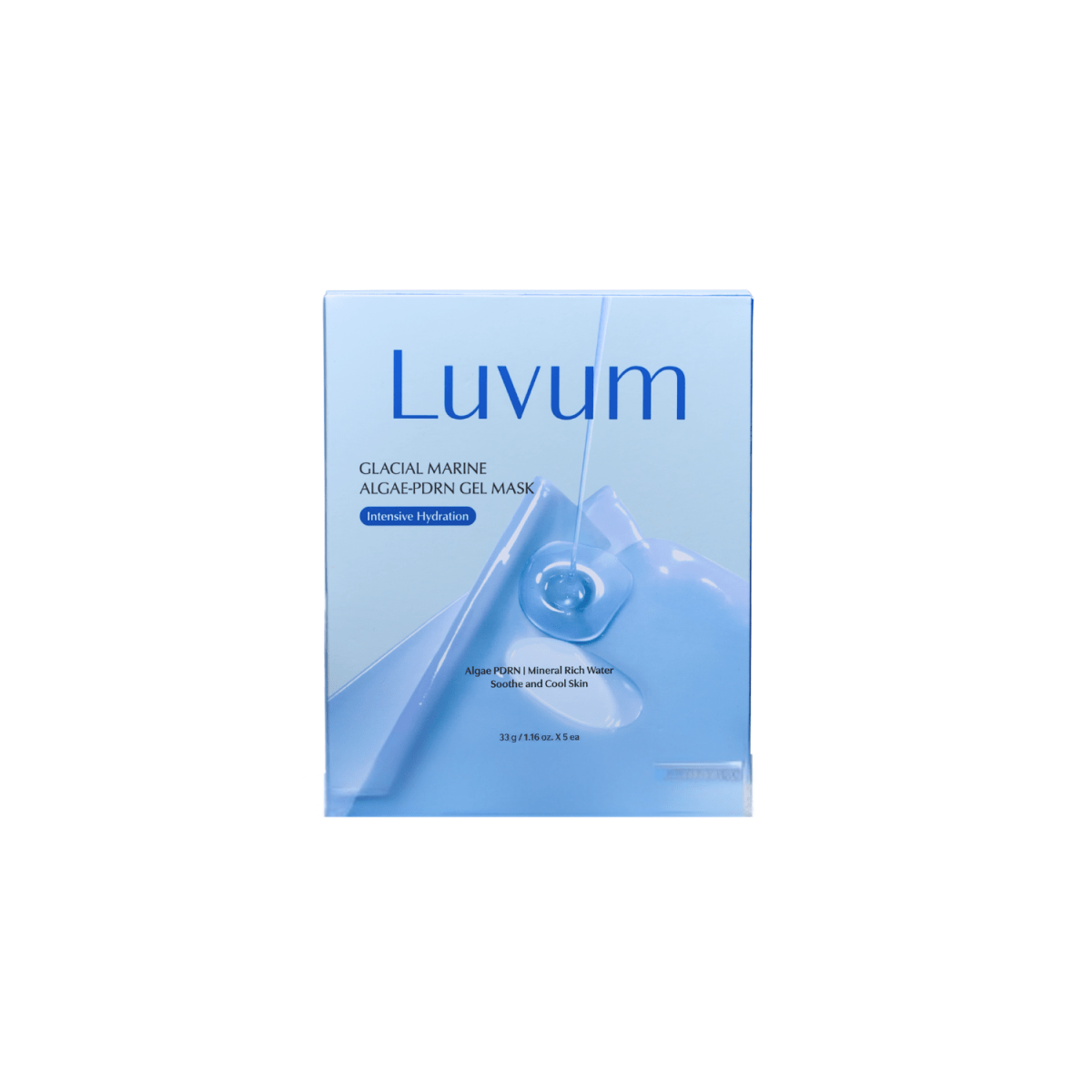 Luvum Glacial Marine Algae-PDRN Gel Mask Box [5pcs] | La Cosmetique