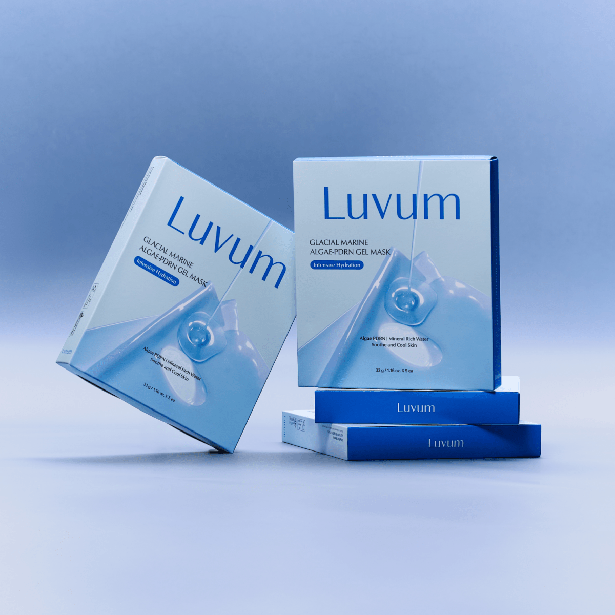 Luvum Glacial Marine Algae-PDRN Gel Mask Box [5pcs] | La Cosmetique