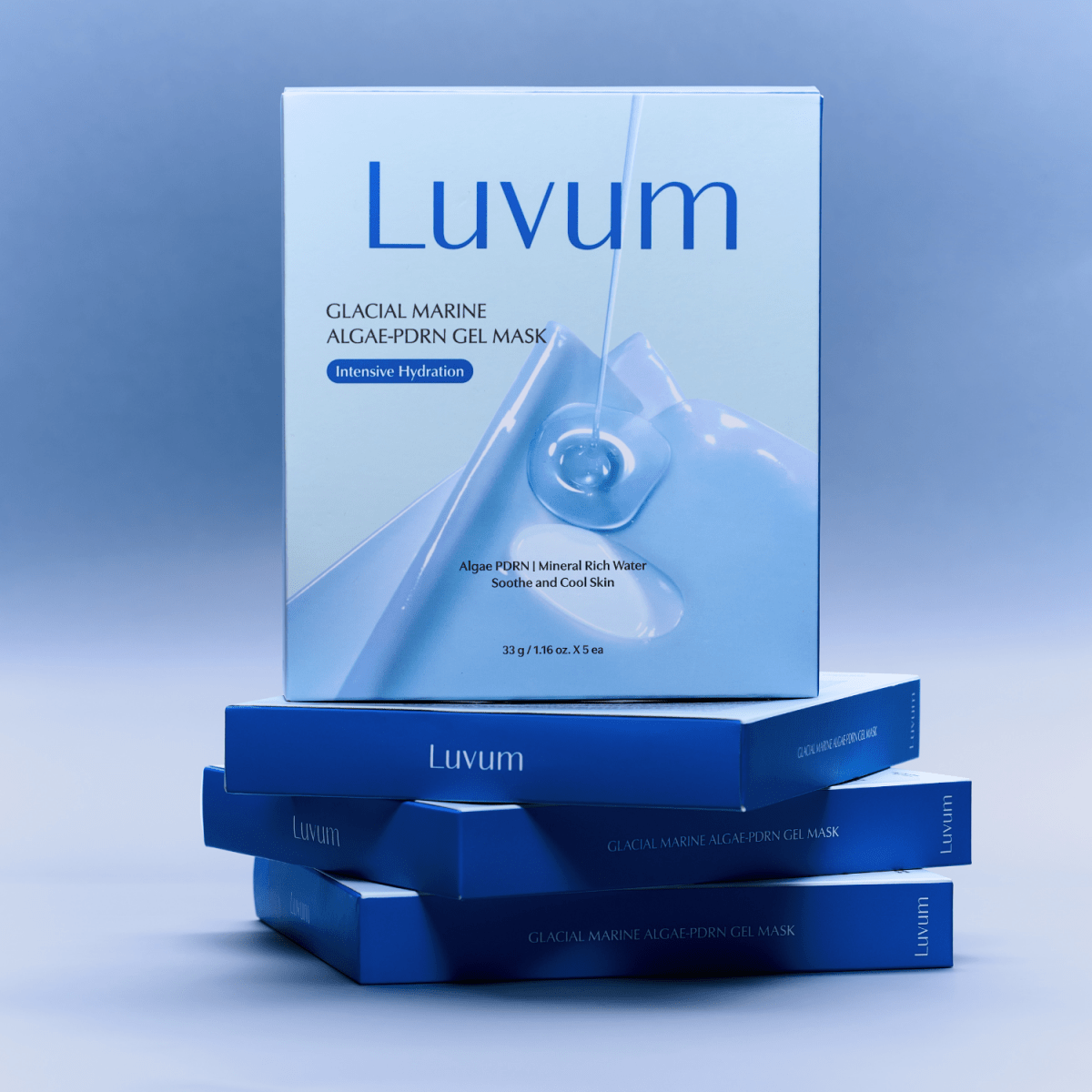 Luvum Glacial Marine Algae-PDRN Gel Mask Box [5pcs] | La Cosmetique