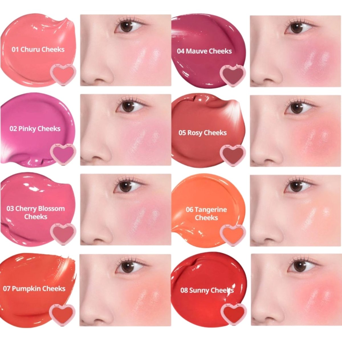 AOU Cosmetics Glowy Cream Blush | La Cosmetique