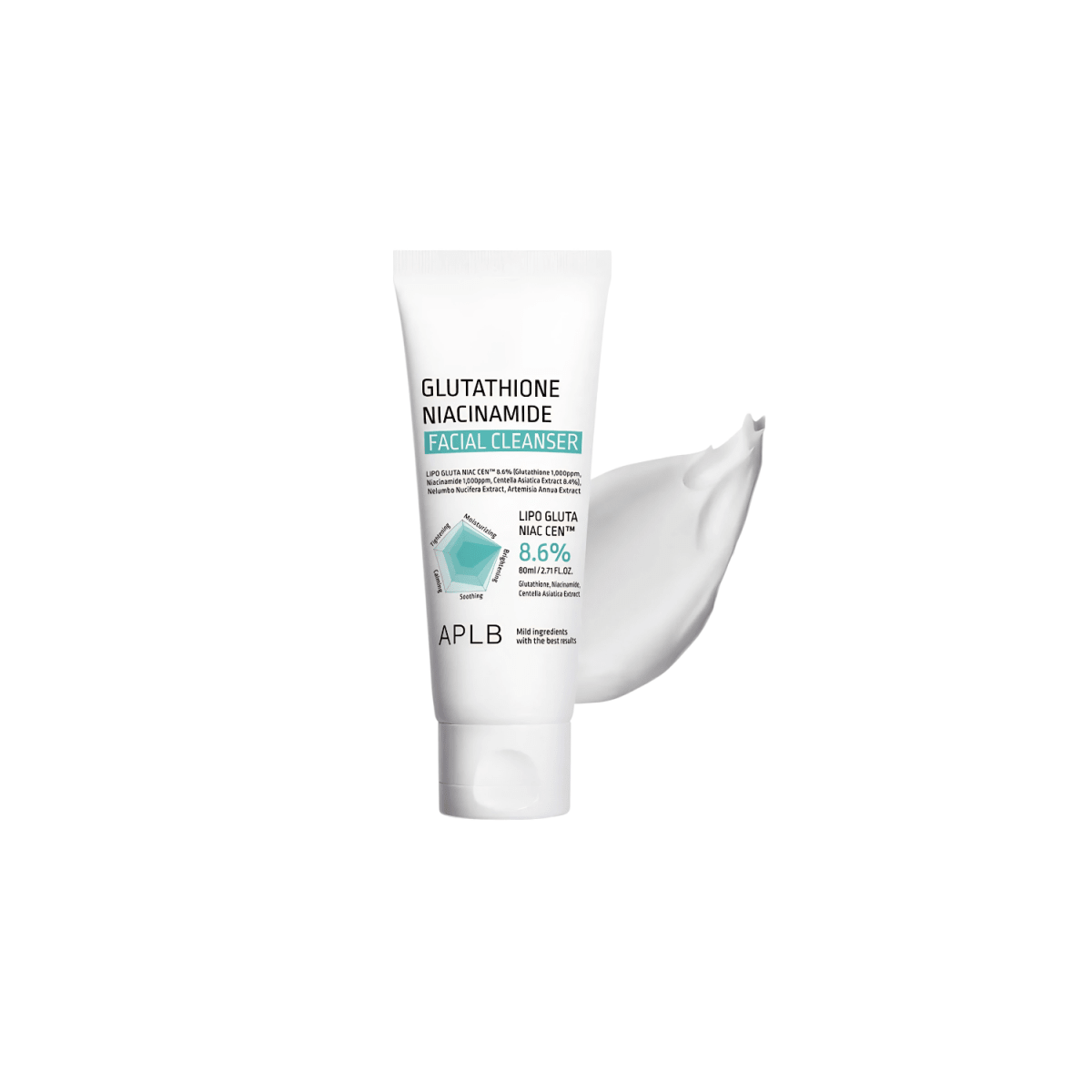 APLB Glutathione Niacinamide Facial Cleanser 80ml | La Cosmetique