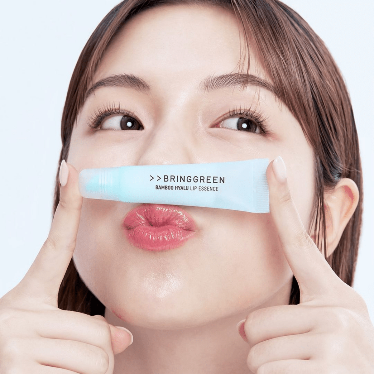 Bring Green Green Bamboo Hyalu Lip Essence Double Pack [11g] | La Cosmetique